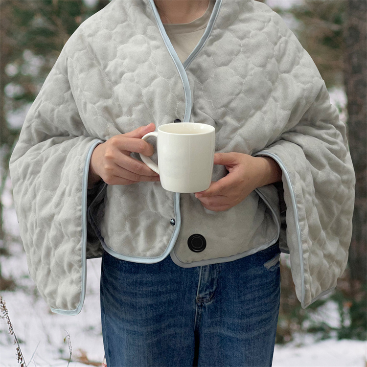 Electric Heated Shawl Blanket (9)