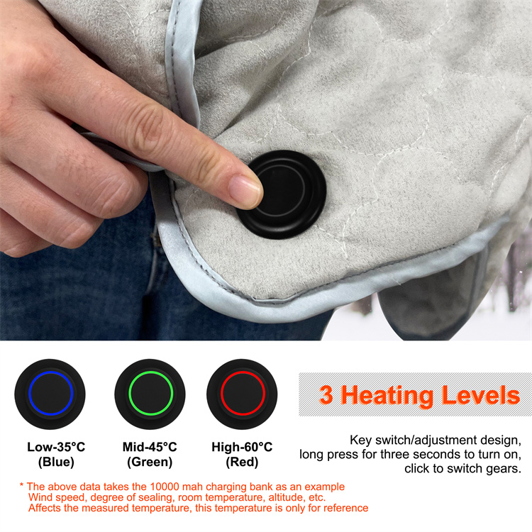 rechargeable heated shawl