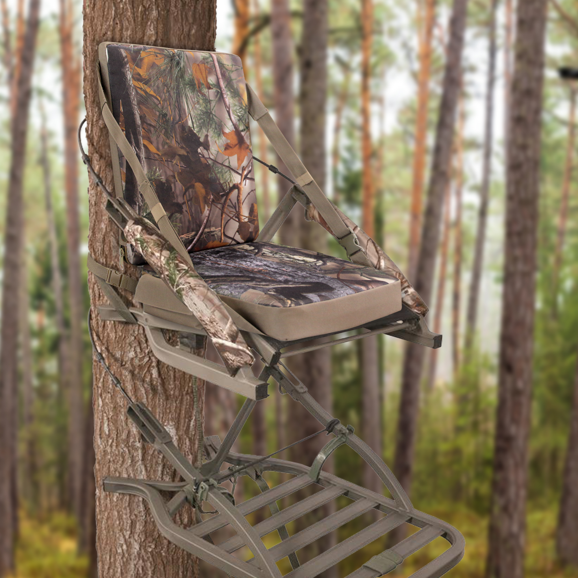 Camouflage Hunting Heated Folding Cushion MTECC007