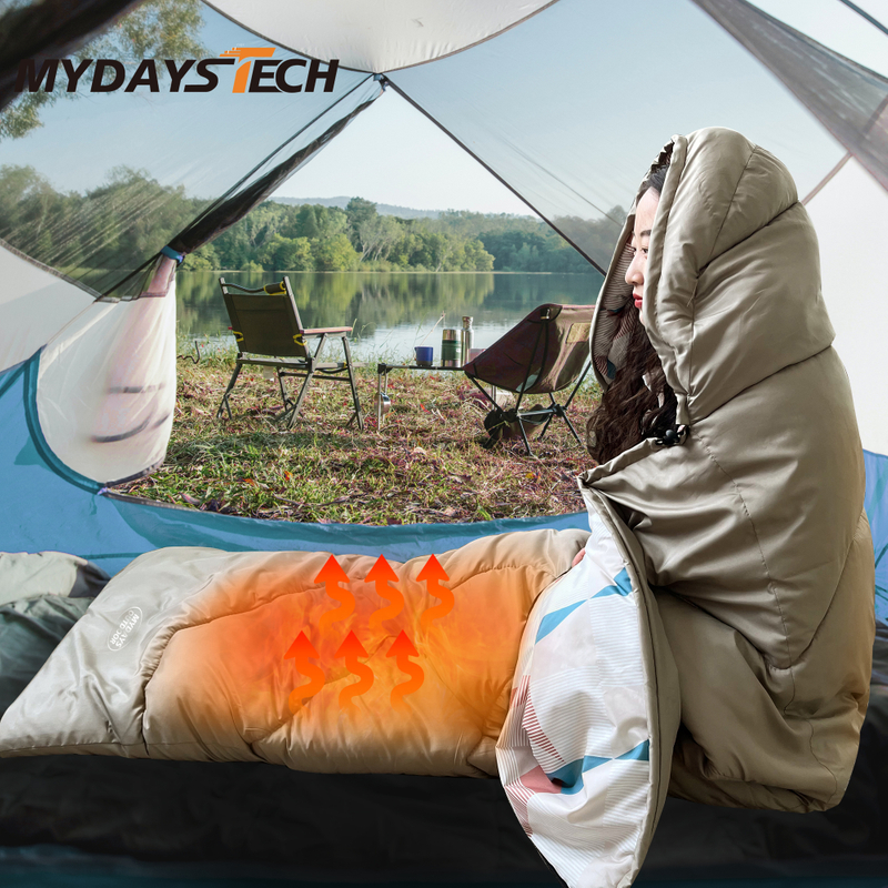 Wholesale Heated Sleeping Bag With Compression Bag MTECS002