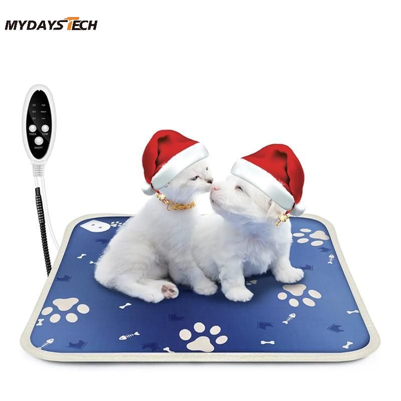 Electric Heated Dog Cat Pad Temperature Adjustable Pet Bed Warmer MTECP001