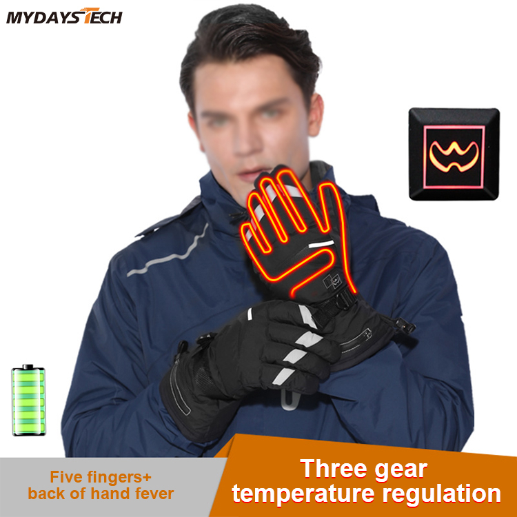 Guantes con pantalla t&aacute;ctil calentador de invierno sin deslizamiento mtecg007