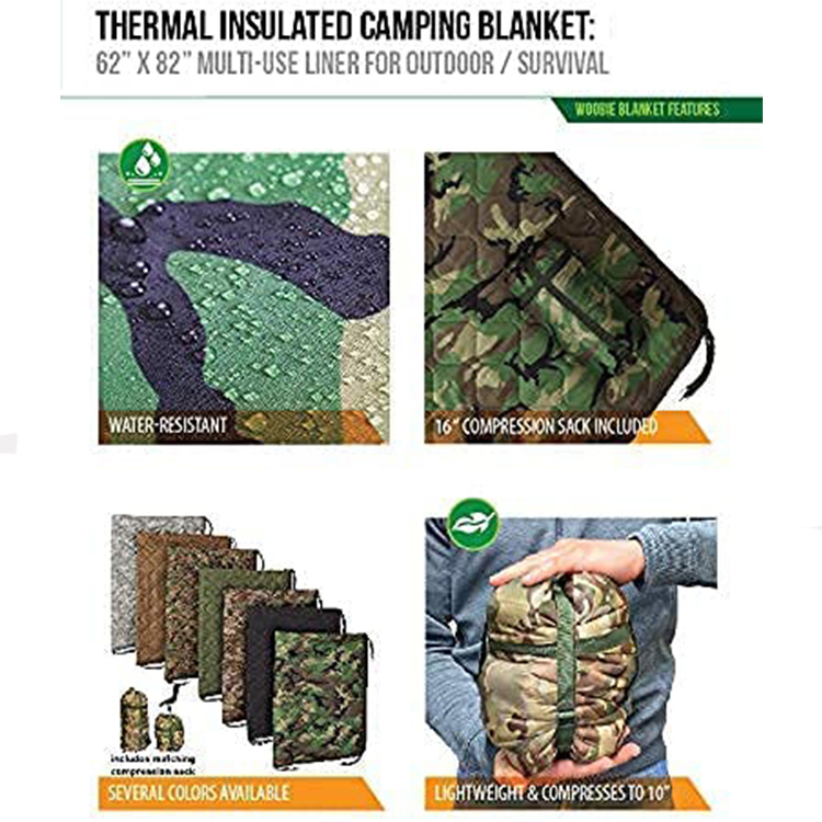 Wholesale Heated Blanket Camping Sleeping Bag Electric Heating Blanket