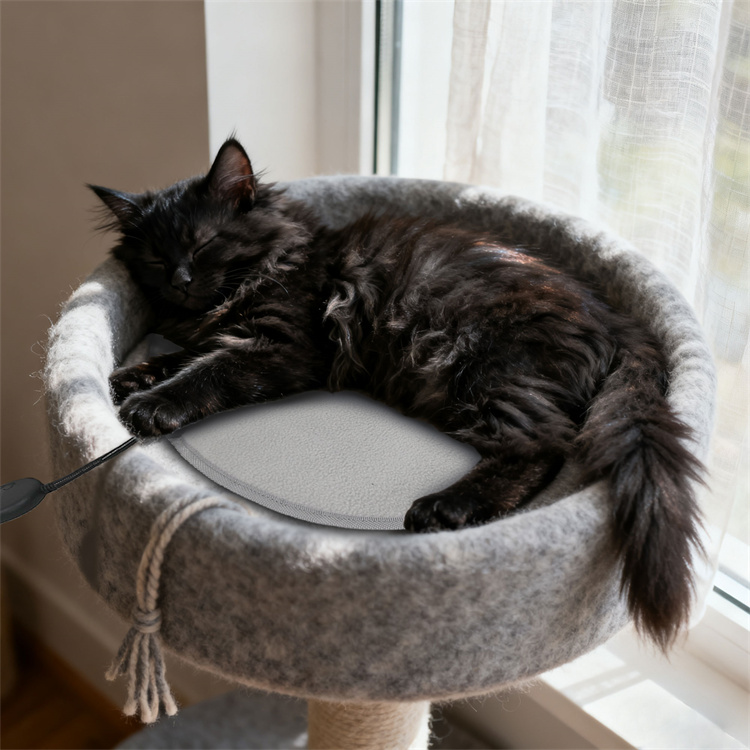 Heated Round Pet Pad (1)
