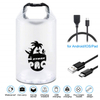 Solar Portable FoIdable Inflatable IP66 Waterproof Phone Charger Lanterns 4 Light Modes 3L Dry Bag MSO-39