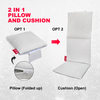 2 In1 Tri-fold Cushion Throw Pillow MTECZ004