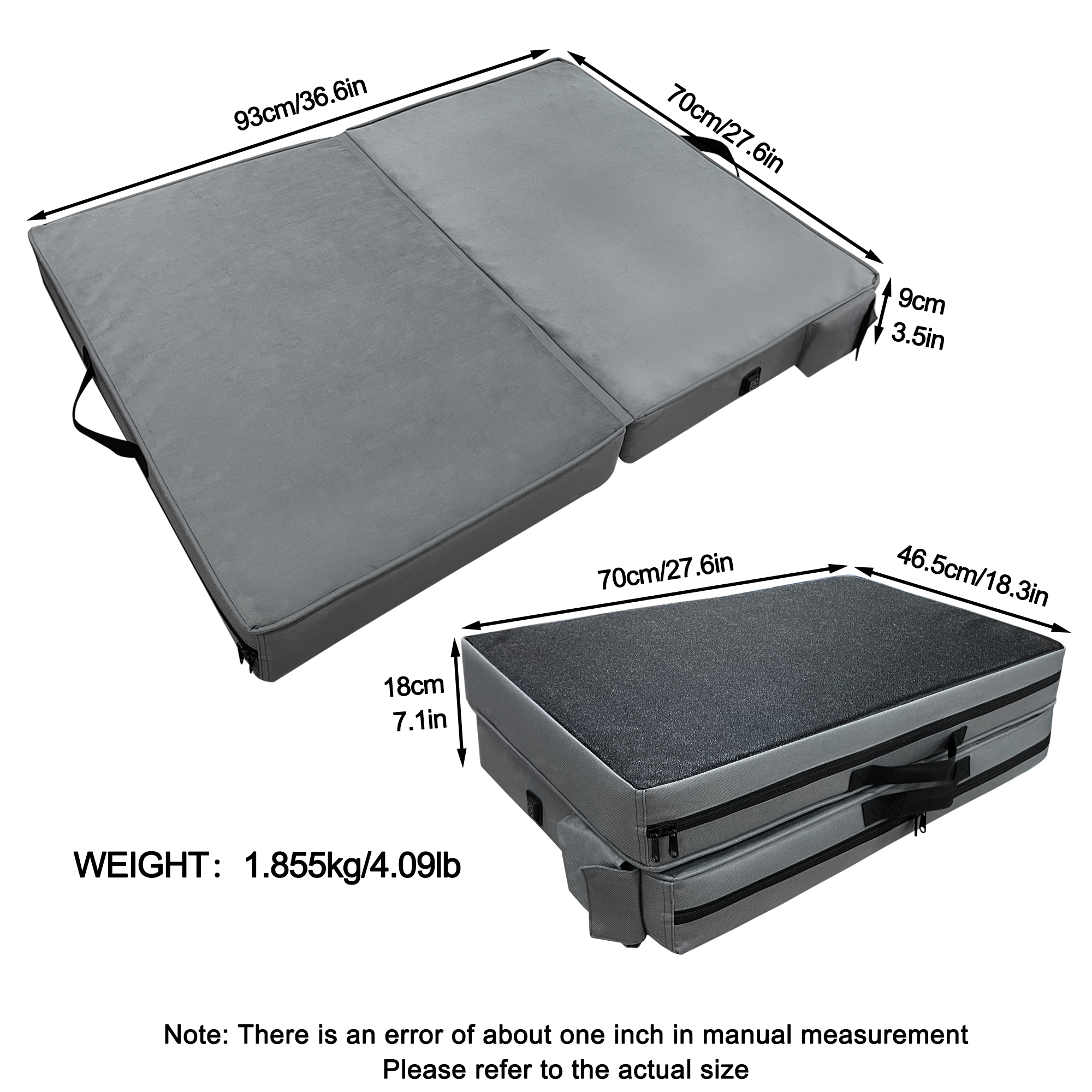 Folding Heated Pet Pad Bed MTECP012