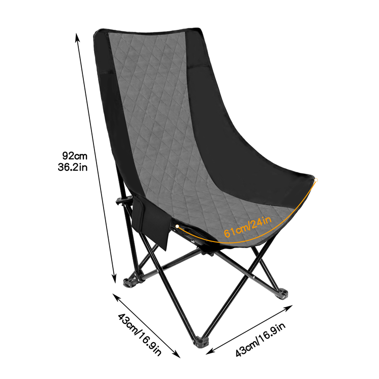 Opvarmning sammenklappelig picnicstol (2)