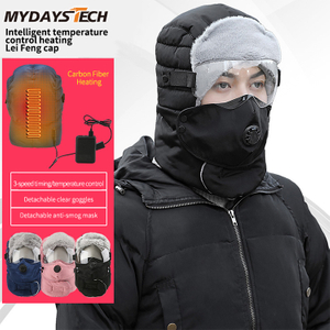 Winter Hat Hunting Hat Ear Flap Chin Strap And Windproof Mask MTECH003