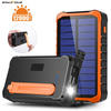 12000mAh 3 Modes Emergency Flashlight Charger Hand Crank Solar Power Bank MDSW-1014