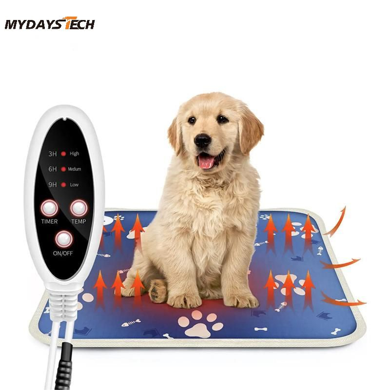 Electric Heated Dog Cat Pad Temperature Adjustable Pet Bed Warmer MTECP001