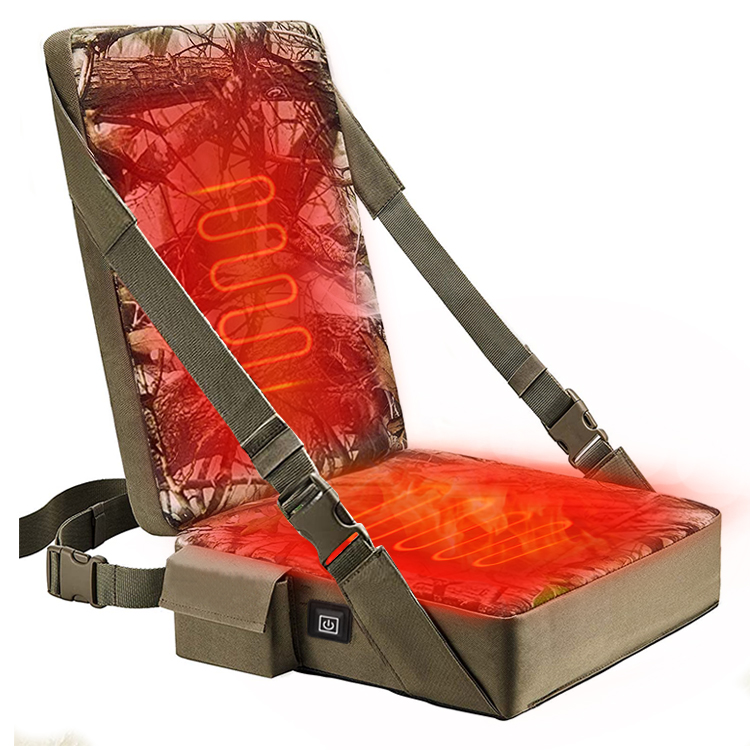 Camouflage Folding Heated Hunting Seat Cushion MTECC007