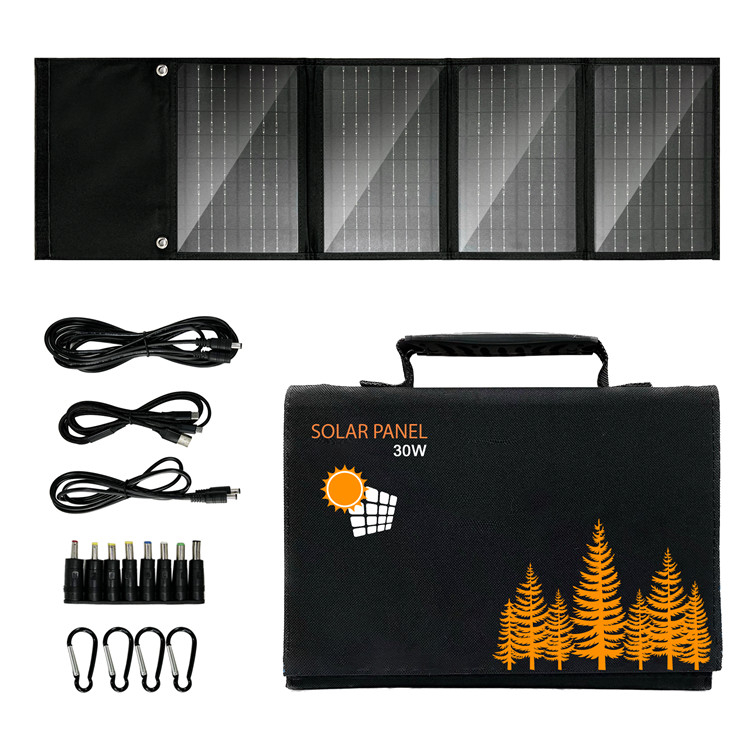 30W High Conversion Rate Portable Solar Panel with USB MSO-243
