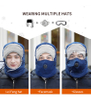 Winter Hat Hunting Hat Ear Flap Chin Strap And Windproof Mask MTECH003
