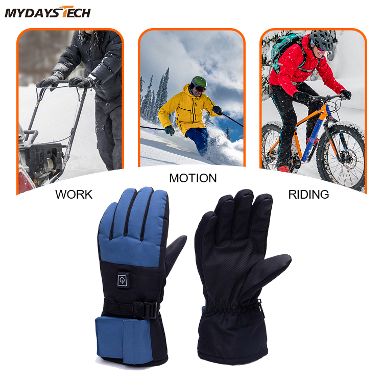Electric Touchscreen Warm Heating Gloves for Winter Outdoor MTECG011